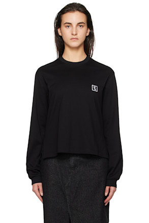Black Back Logo Long Sleeve T-shirt