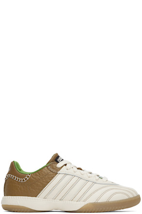 Off-White & Brown adidas Originals Edition Samba Millennium Sneakers