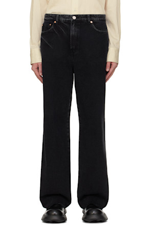 Black Theo Washed Jeans