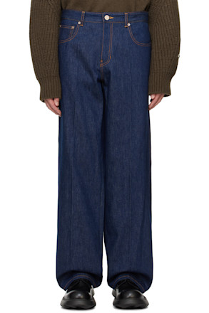 Blue Vincent Straight Fit Jeans