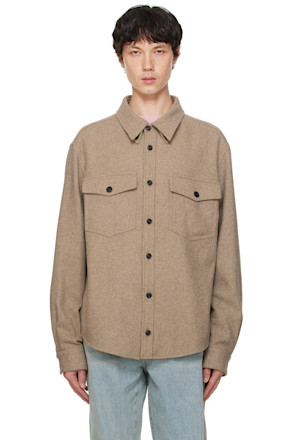 Beige Office Shirt