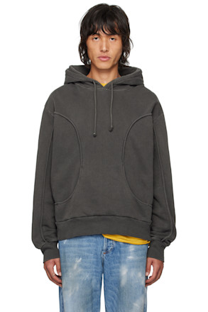 Gray Wave Hoodie