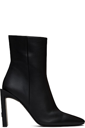 Black Calf Ankle Boots