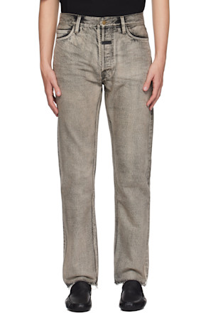 Gray Classic 5 Pocket Jeans