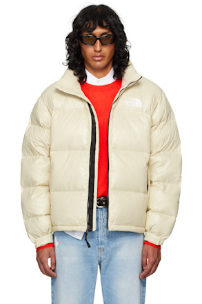 SSENSE Exclusive Beige 1996 Retro Nuptse Down Jacket