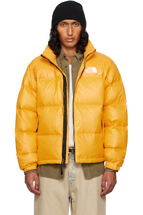 SSENSE Exclusive Orange 1996 Retro Nuptse Down Jacket