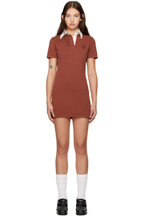 Red Rugby Shirt Minidress