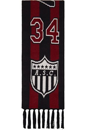 Burgundy & Black Stadium Scarf