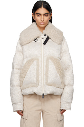 Beige Stowe Down Jacket