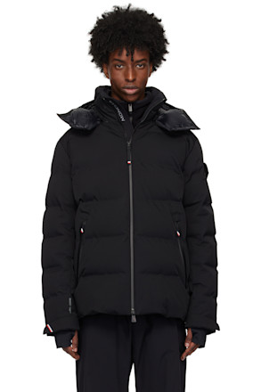 Black Montgetech Short Down Jacket