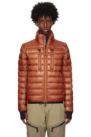 Orange Hers Short Down Jacket