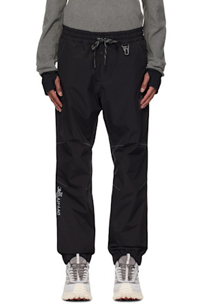 Black Windproof Padded Trousers