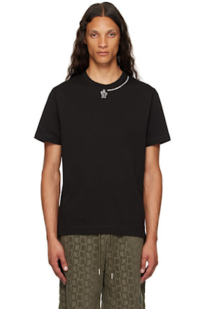 Black Printed Logo T-Shirt