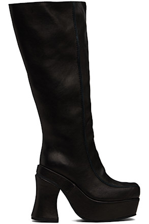 Black Knee High Boots