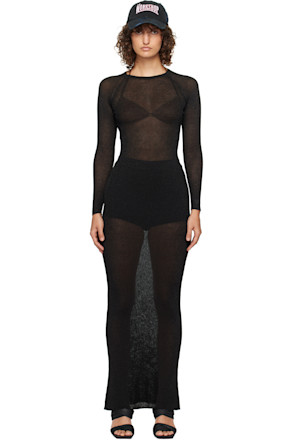 Black Threshold Maxi Dress