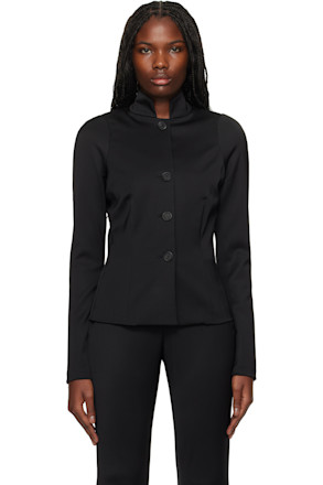 Black "Gattaca" Tight Suit Jacket