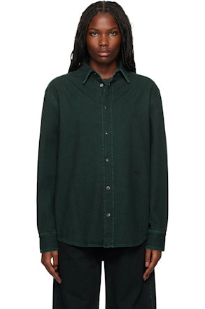Green "Goya" Denim Shirt