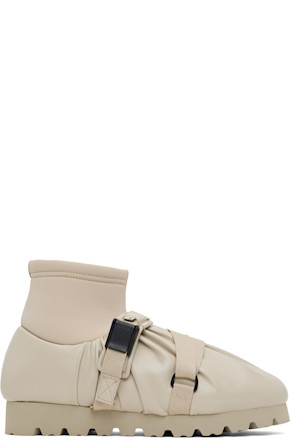 Beige Camp Mid Boots