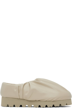 Beige Camp Low Slip-On Loafers