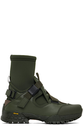 Green Cloud Walker Sneakers