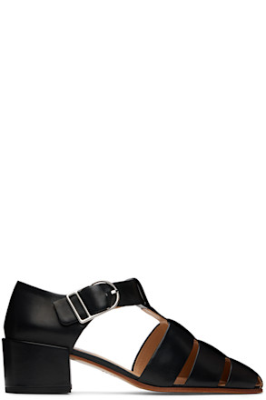 Black Lyle Block Heel Heeled Sandals