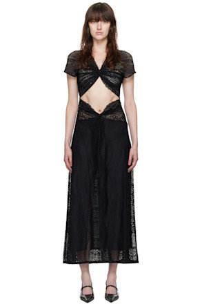 SSENSE Exclusive Black Sassen Maxi Dress