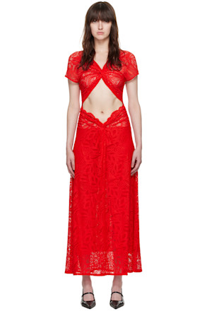 Red Sassen Maxi Dress