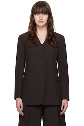 Brown Bolero Blazer