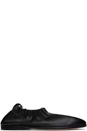 Black Banded Ballerina Flats