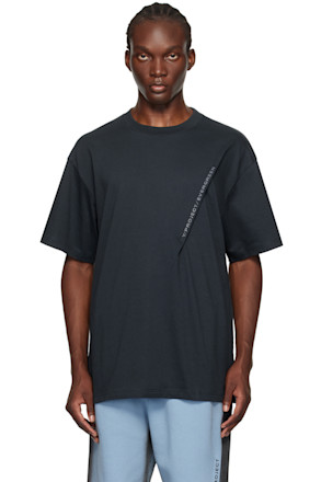 Black Pinched Logo T-Shirt