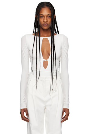 White Jennifer Bodysuit