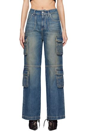 Blue Cargo Jeans