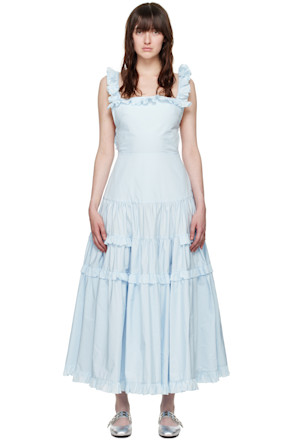Blue Maggie Midi Dress