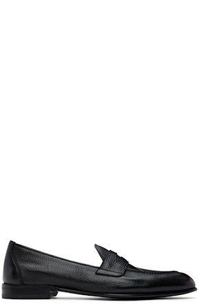 Black Appia Penny Loafers