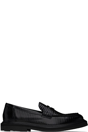Black Vinnee Penny Loafers