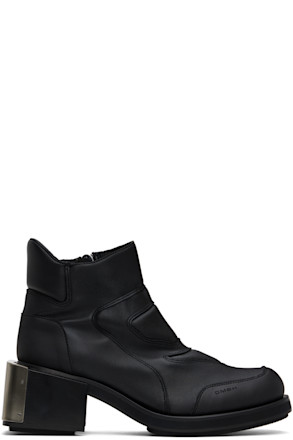 Black Baris Moto Boots