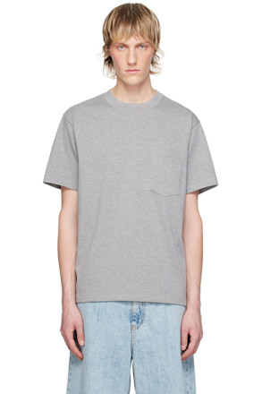 Gray Crewneck T-Shirt