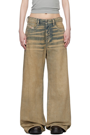 Tan Relaxed 1996 D-Sire 09l49 Jeans