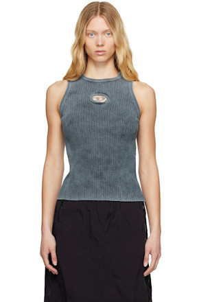 Blue M-Anchor-A-Sl Tank Top
