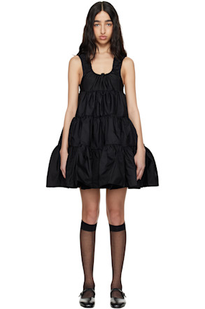 Black Aino Minidress