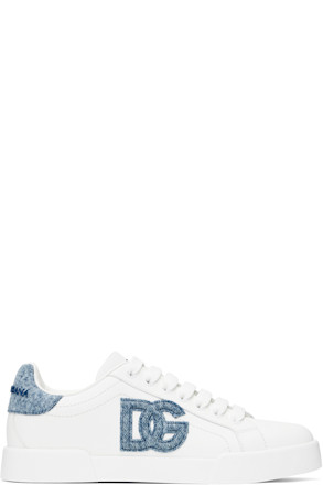 White Calfskin Portofino Light Sneakers