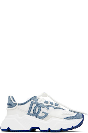 Blue & White Daymaster Sneakers