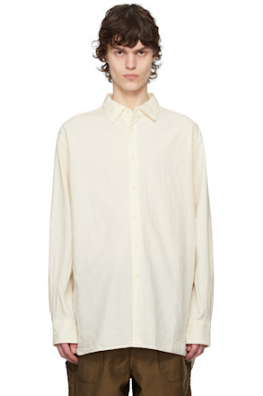 Beige Big Raccourcie Shirt