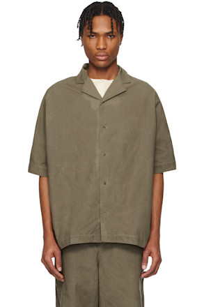 Taupe Waga Bowling Shirt