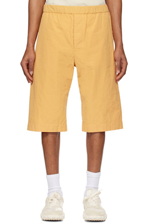 Beige Jog Ah Shorts