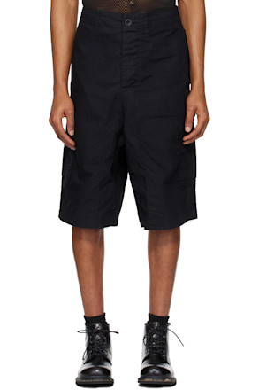 Black Mamo Cargo Shorts