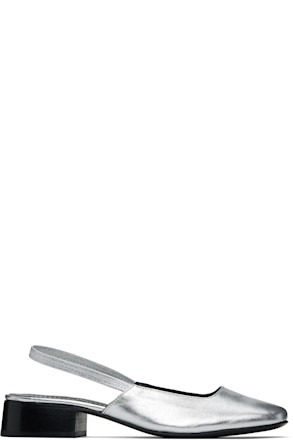 Silver Paz Heels