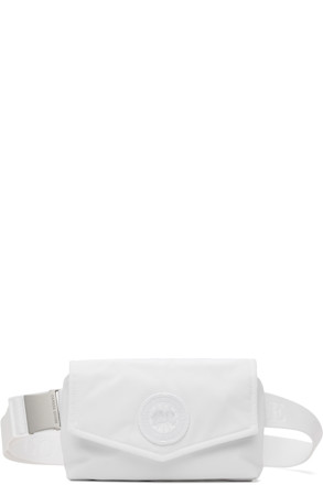 White Mini Waist Pack Belt Bag