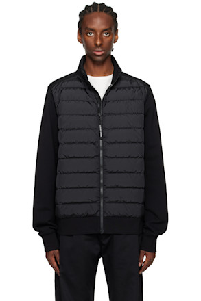 Black HyBridge Huron Full-Zip Down Jacket