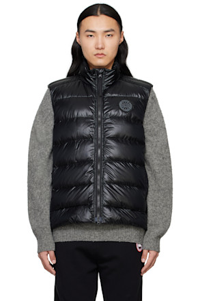 Black 'Black Label' Crofton Down Vest